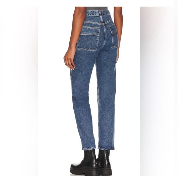 AGOLDE Cooper Cargo in Denim Blue Women's 27 - Picture 4 of 10